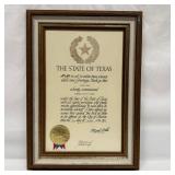 Michel Roux Honorary Texas Citizen Commission