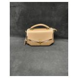 2-Tone Leather Style Handbag