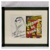 LeRoy Neiman Original Sketch Inscribed to Michel R