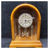 Vintage Westminster Linden Mantle Chime Clock Soli