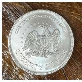 .999 Fine Silver A-Mark Liberty 1oz Bullion Round