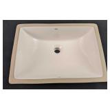 Ariel 20 5/8" x 14 3/4" White Undermount Porcelain