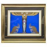 Framed S&N Erte "Cleopatra" Serigraph Print