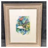 Framed Gilly Gobinet Caribbean Artist St Lucia Pri