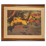 Framed Edgar Degas Before The Performance Print