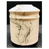 Hand Thrown Pit Fired Horse Hair Ceramic Pot Maker