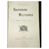 1898 Souvenirs Miliaires General Montaudon Hardcov