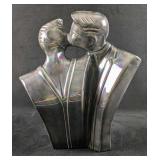 Iridescent Ceramic Couple Kissing Lindsey B Style