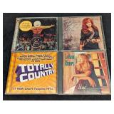 4 Compact Discs Garth Brooks LeAnn Rimes Bonnie Ra