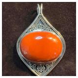 925 Sterling Silver BA Indonesia Jasper Gemstone P