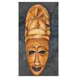 Haitian Lady Wooden Wall Art Mask