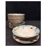 15pc Metlox Potteries Poppytrail Line Ceramic Scul
