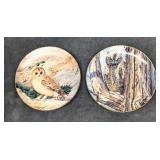 2 Majesty Of Owls Plates Perfect Disguise & On Des