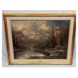 Framed S&N Thomas Kinkade Mountain Majesty  R/E Pr