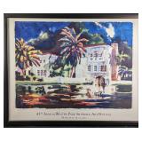 Framed "43rd Annual Winter Park Sidewalk Art Festi