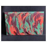 Original Signed Katharine L Harvard Psychedelic 2D