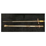 Antique Masonic Knights Templar Sword