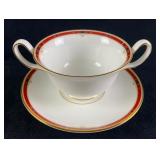 Wedgwood English China Colorado Soup Bowl & Saucer