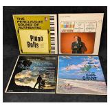 4 Earl Grant Piano Rolls Mancini  Melachrino Strin