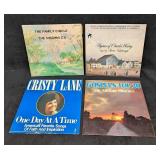4 Gospel & Religious LPs Cristy Lane Steven Kimbro