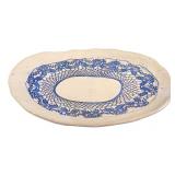 Handmade Textured Ceramic Serving Platter