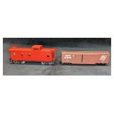 Athearn SeaboardCoast Line Boxcar & Red Caboose