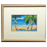 Framed Lynne Fischer S&N Afternoon At The Beach