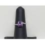 .925 Sterling Silver Tanzanite/Diam Ring