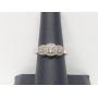 .925 Sterling Silver Engagement Style Diamond Ring