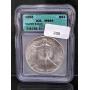 ICG 1986 MS69 1oz .999 Silver Eagle $1