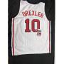Clyde Drexler Signed Basketball Jersey W/ JSA COA