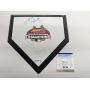 Yadier Molina & Bennett Signed WS Mini Base PSA