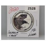 2020 1oz .999 Silv Australia Eagle $1