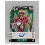 2023 Leaf Pure Talent Auto Keon Coleman 4/10