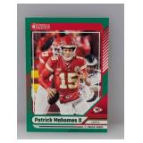 2024 Donruss Green SP Patrick Mahomes 100