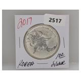 2017 1oz .999 Silv Korea 1 Clay