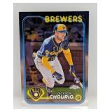 2024 Topps Chrome Jackson Chourio Rookie #161