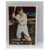 1957 Topps Charlie Silvera 255