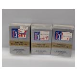 1990 Pro Set Golf Set Lot of 3 - Sealed