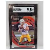 2020 Select Red D/C Prizm Justin Herbert SGC 9.5
