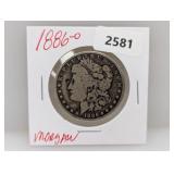 1886-O 90% Silver Morgan $1 Dollar