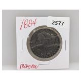 1884 90% Silver Morgan $1 Dollar