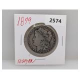 1879 90% Silver Morgan $1 Dollar