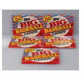 (5) 1988 Topps Big baseball series 2 packs