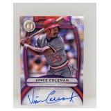 2024 Topps Tribute Purple Auto Vince Coleman /50