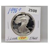 1995-P PF 1oz .999 Silv Eagle $1 Dollar