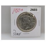1927-S 90% Silver Peace $1 Dollar