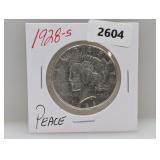 1928-S 90% Silver Peace $1 Dollar
