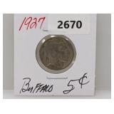 1927 Buffalo Nickel