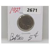 1927 Buffalo Nickel